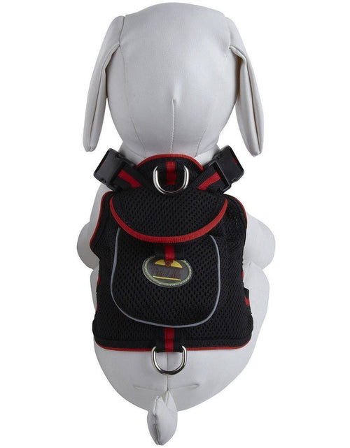 Load image into Gallery viewer, Pet Life ® 'Pocket Bark' Reflective Adjustable Fashion Pet Dog Harness w/ Hook-and-Loop Pouch and Dual Harness Rings

