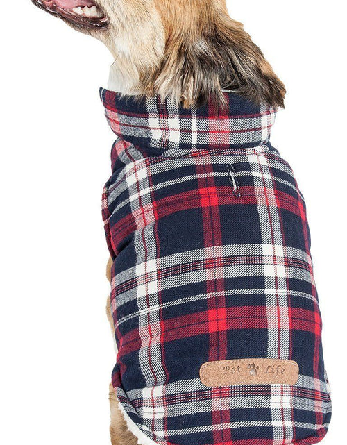 Load image into Gallery viewer, Pet Life ® 'Puddler' Classical Insulated Fashion Plaid Dog Coat
