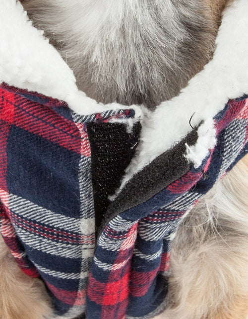 Load image into Gallery viewer, Pet Life ® 'Puddler' Classical Insulated Fashion Plaid Dog Coat
