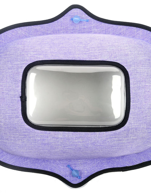 Load image into Gallery viewer, Pet Life ® 'Purr-view' See-through Suction Cup Kitty Cat Lounger and Bed
