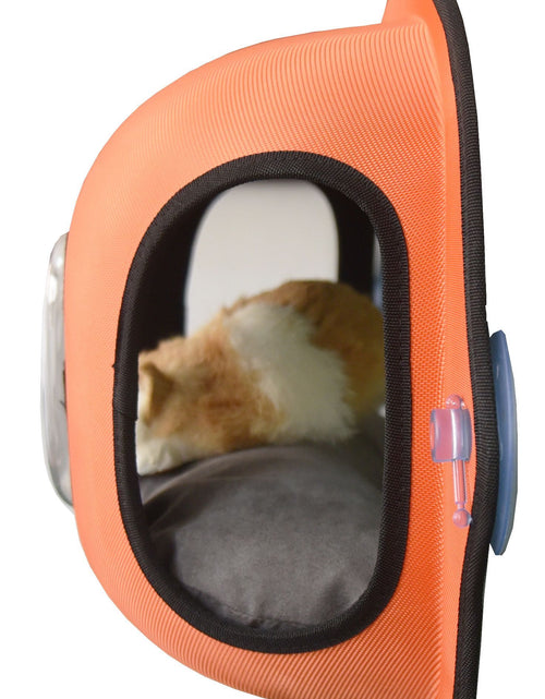 Load image into Gallery viewer, Pet Life ® 'Purr-view' See-through Suction Cup Kitty Cat Lounger and Bed

