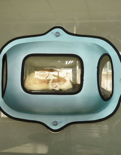 Load image into Gallery viewer, Pet Life ® 'Purr-view' See-through Suction Cup Kitty Cat Lounger and Bed
