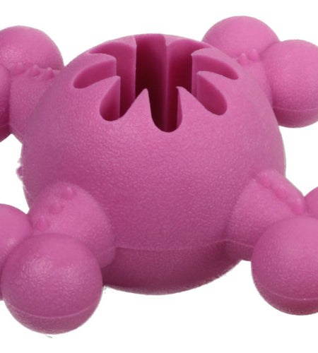 Pet Life ® 'Quadra-Bone' TPR Treat Dispensing Durable Dog Toy