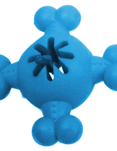 Load image into Gallery viewer, Pet Life ® 'Quadra-Bone' TPR Treat Dispensing Durable Dog Toy
