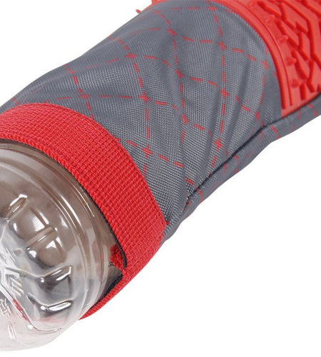 Pet Life ® 'Quash' Water Bottle Inserting Nylon and Rubber Crackling Dog Toy