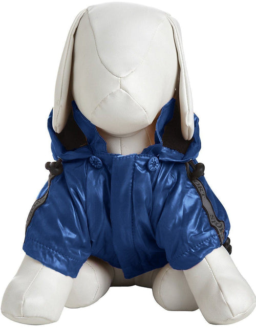 Load image into Gallery viewer, Pet Life ® 'Reflecta-Sport' Multi-Adjustable Reflective Weather-Proof Dog Raincoat w/ Removable Hood
