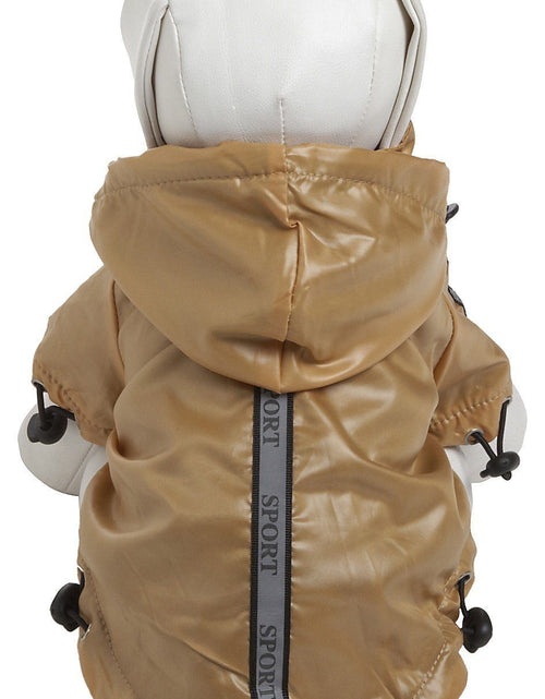 Load image into Gallery viewer, Pet Life ® 'Reflecta-Sport' Multi-Adjustable Reflective Weather-Proof Dog Raincoat w/ Removable Hood
