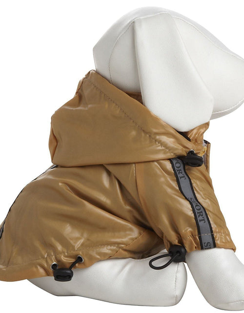 Load image into Gallery viewer, Pet Life ® 'Reflecta-Sport' Multi-Adjustable Reflective Weather-Proof Dog Raincoat w/ Removable Hood
