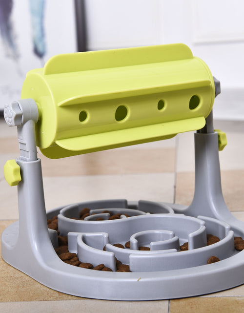 Load image into Gallery viewer, Pet Life ® 'Roto Paw' IQ Training Interactive Rotating Slow Dog Feeder
