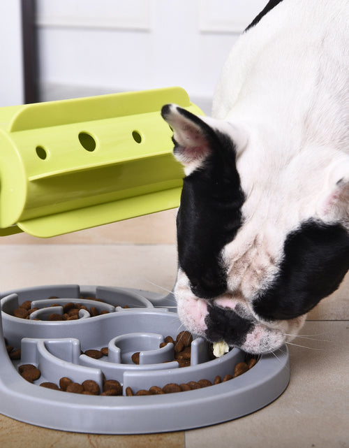 Load image into Gallery viewer, Pet Life ® 'Roto Paw' IQ Training Interactive Rotating Slow Dog Feeder

