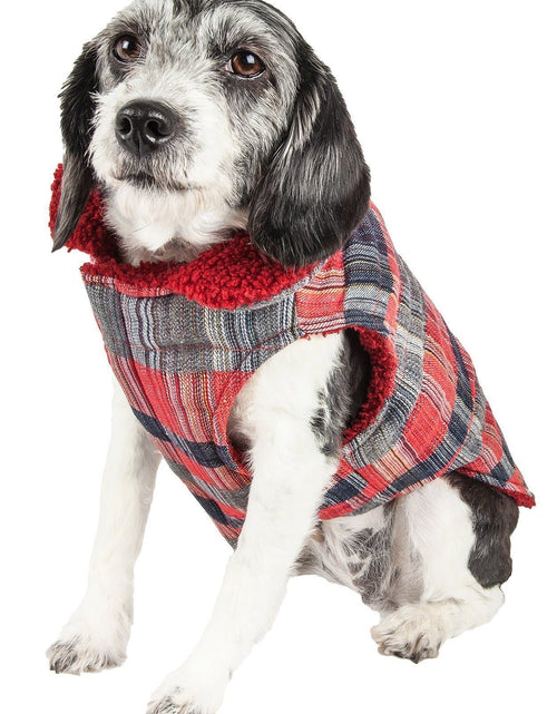 Load image into Gallery viewer, Pet Life ® 'Scotty' Tartan Classical Insulated Fashion Plaid Dog Coat
