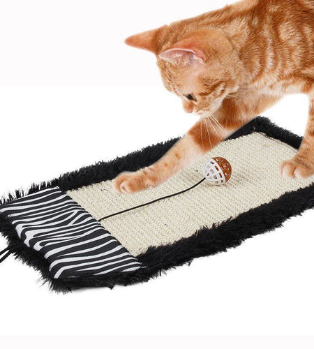 Pet Life ® 'Scrape-Away' Sisal and Jute Hanging Carpet Cat Scratcher Toy