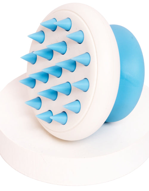 Load image into Gallery viewer, Pet Life ® 'Scwubba' Handheld Bathing Brushing and Massaging Soft Flexible Grooming Pet Comb
