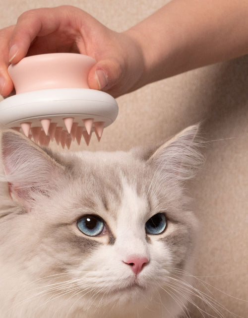 Load image into Gallery viewer, Pet Life ® 'Scwubba' Handheld Bathing Brushing and Massaging Soft Flexible Grooming Pet Comb
