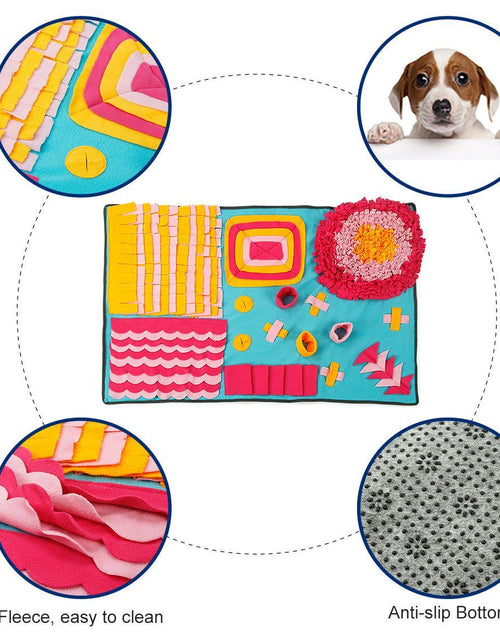 Load image into Gallery viewer, Pet Life ® 'Sniffer Snack' Interactive Feeding Pet Snuffle Mat
