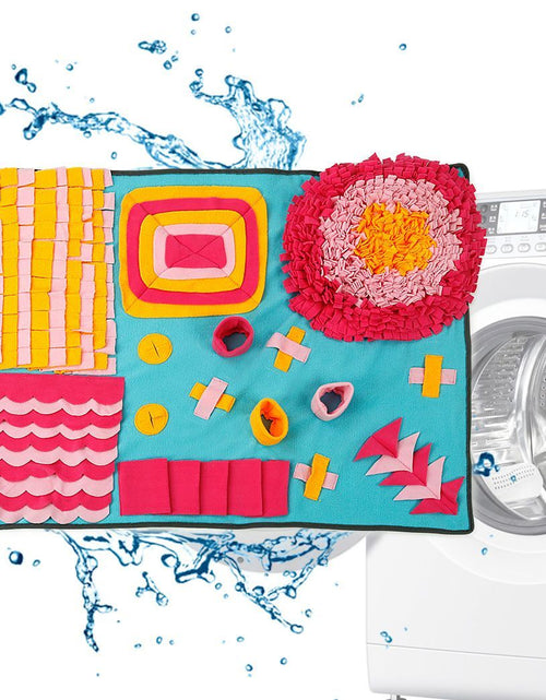 Load image into Gallery viewer, Pet Life ® 'Sniffer Snack' Interactive Feeding Pet Snuffle Mat
