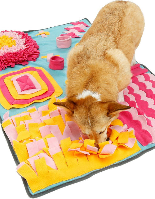 Load image into Gallery viewer, Pet Life ® 'Sniffer Snack' Interactive Feeding Pet Snuffle Mat
