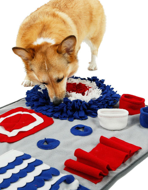 Load image into Gallery viewer, Pet Life ® 'Sniffer Snack' Interactive Feeding Pet Snuffle Mat
