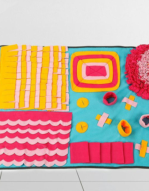 Load image into Gallery viewer, Pet Life ® 'Sniffer Snack' Interactive Feeding Pet Snuffle Mat
