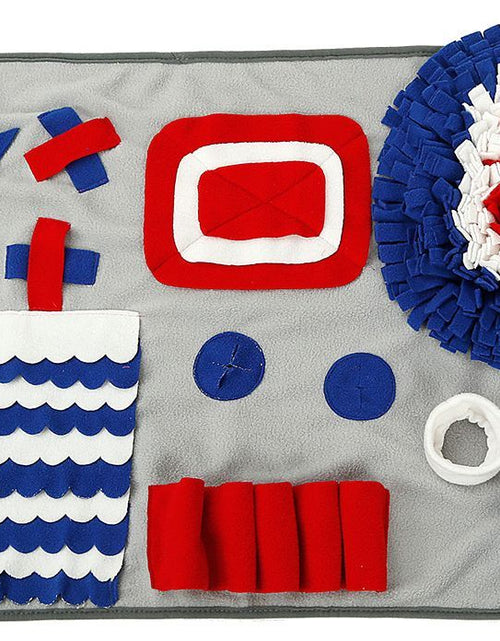 Load image into Gallery viewer, Pet Life ® 'Sniffer Snack' Interactive Feeding Pet Snuffle Mat
