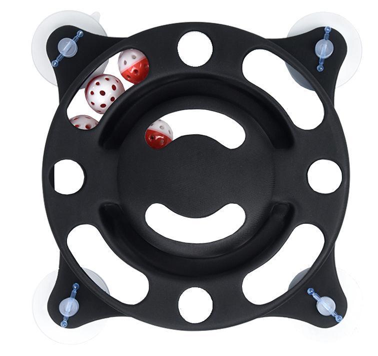 Pet Life ® 'Sticky-Swipe' Interactive Suction Cup Kitty Cat Toy