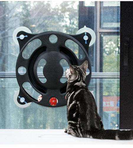 Pet Life ® 'Sticky-Swipe' Interactive Suction Cup Kitty Cat Toy