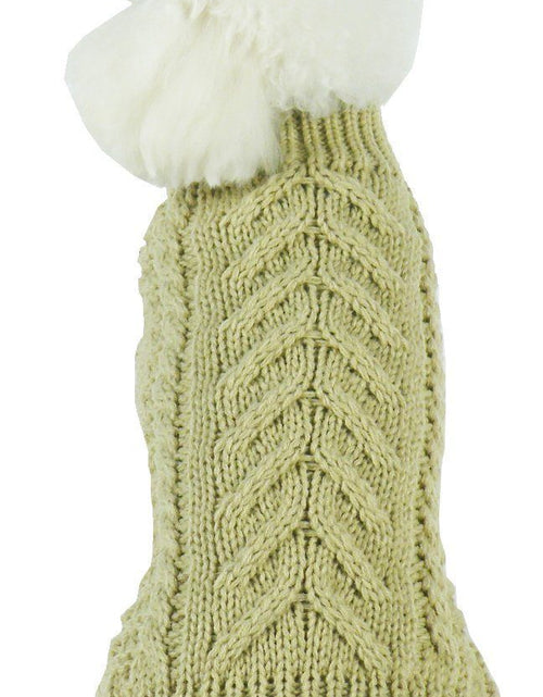 Load image into Gallery viewer, Pet Life ® 'Swivel-Swirl' Heavy Cable Knitted Fashion Designer Dog Sweater
