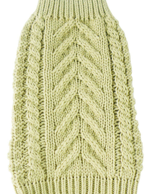 Load image into Gallery viewer, Pet Life ® 'Swivel-Swirl' Heavy Cable Knitted Fashion Designer Dog Sweater
