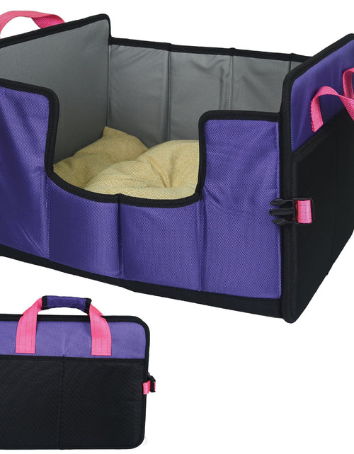 Load image into Gallery viewer, Pet Life ® 'Travel-Nest' Folding Travel Cat and Dog Bed
