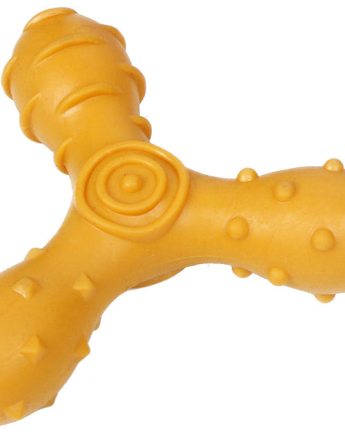 Load image into Gallery viewer, Pet Life ® 'Tri-Chew' Treat Dispensing and Chewing Interactive TPR Dog Toy
