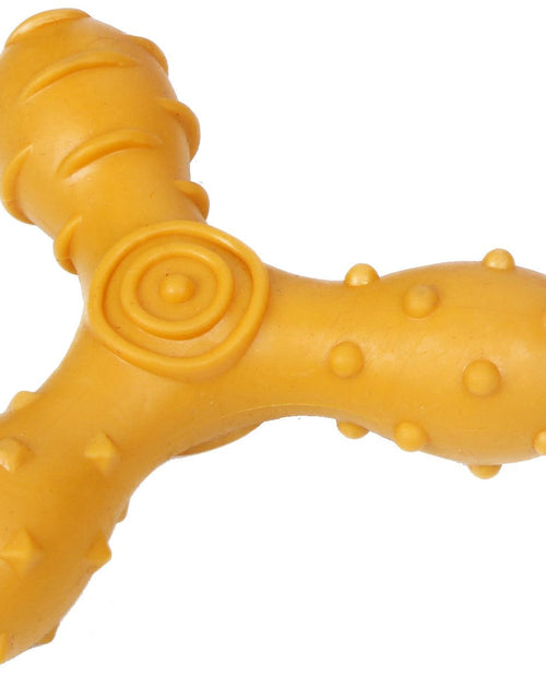 Load image into Gallery viewer, Pet Life ® 'Tri-Chew' Treat Dispensing and Chewing Interactive TPR Dog Toy
