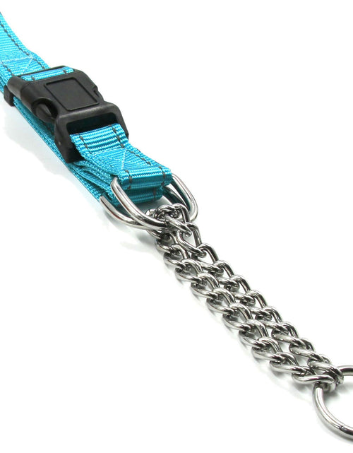 Load image into Gallery viewer, Pet Life ® 'Tutor-Sheild' Martingale Safety and Training Chain Dog Collar
