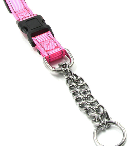 Pet Life ® 'Tutor-Sheild' Martingale Safety and Training Chain Dog Collar