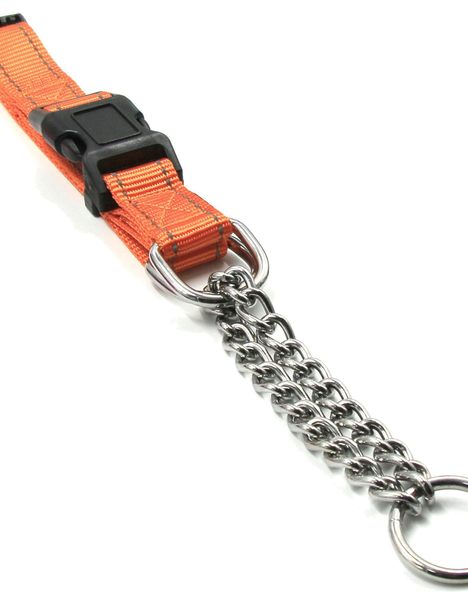 Pet Life ® 'Tutor-Sheild' Martingale Safety and Training Chain Dog Collar