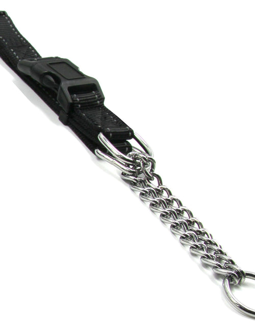 Load image into Gallery viewer, Pet Life ® 'Tutor-Sheild' Martingale Safety and Training Chain Dog Collar
