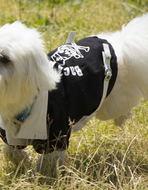 Load image into Gallery viewer, Pet Life ® 'Varsity-Barkcity' Buckled Collared Dog Coat Jacket
