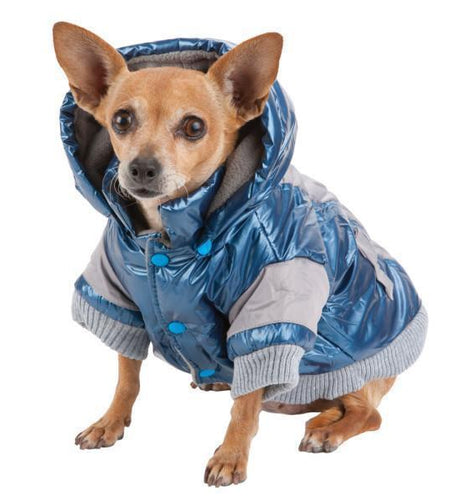 Pet Life ® 'Vintage Aspen' 3M Insulated Sporty Ski Dog Jacket w/ Removable Hood