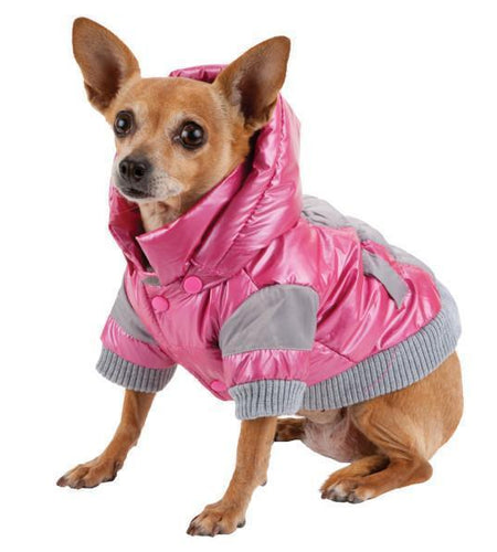 Pet Life ® 'Vintage Aspen' 3M Insulated Sporty Ski Dog Jacket w/ Removable Hood