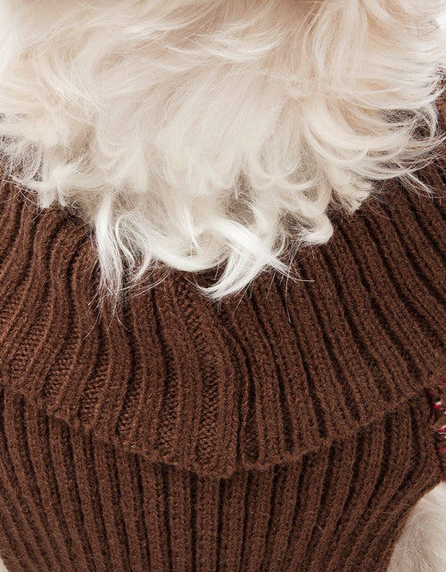 Load image into Gallery viewer, Pet Life ® Vintage Symphony Static Fashion Knitted Designer Dog Sweater
