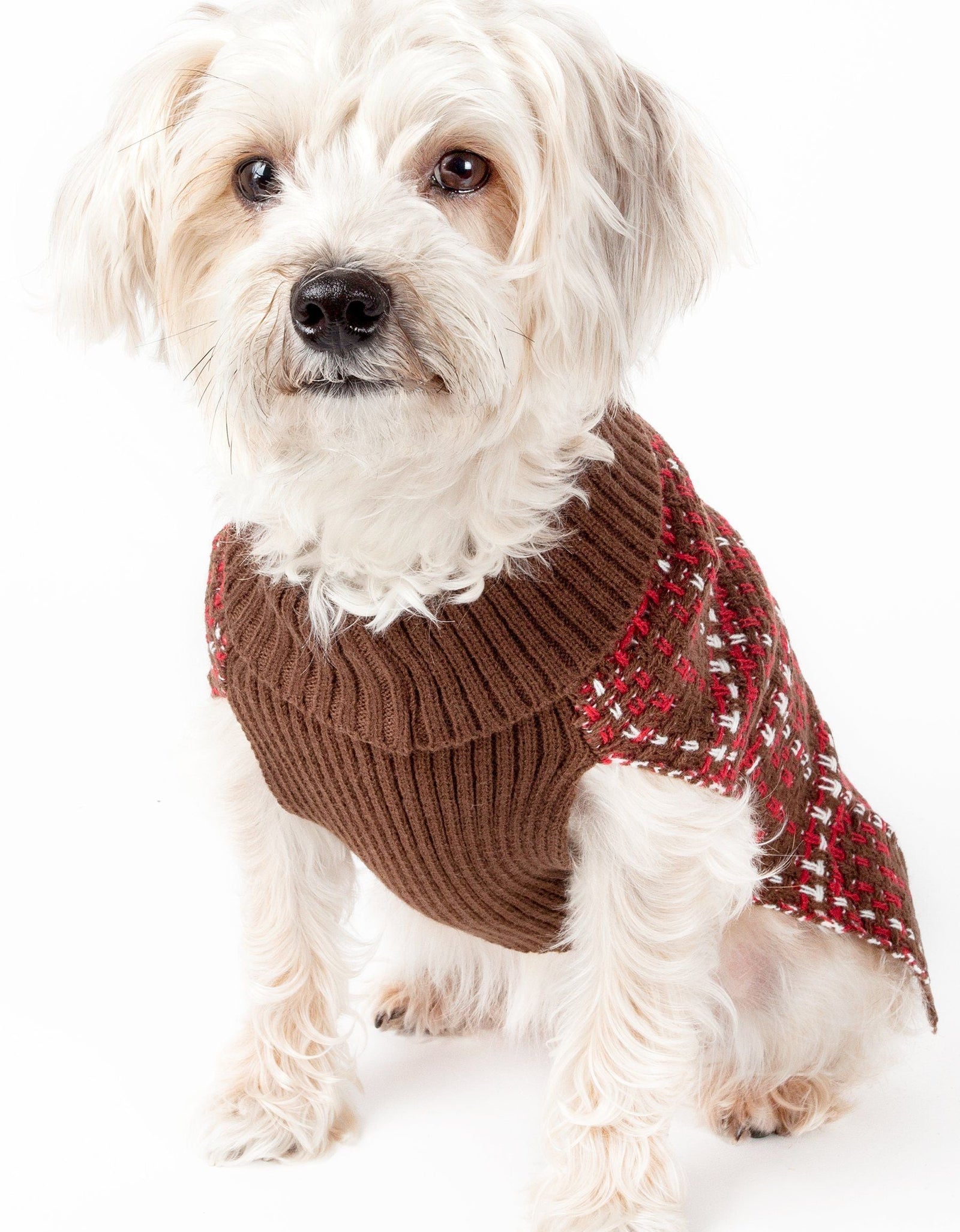 Pet Life ® Vintage Symphony Static Fashion Knitted Designer Dog Sweater