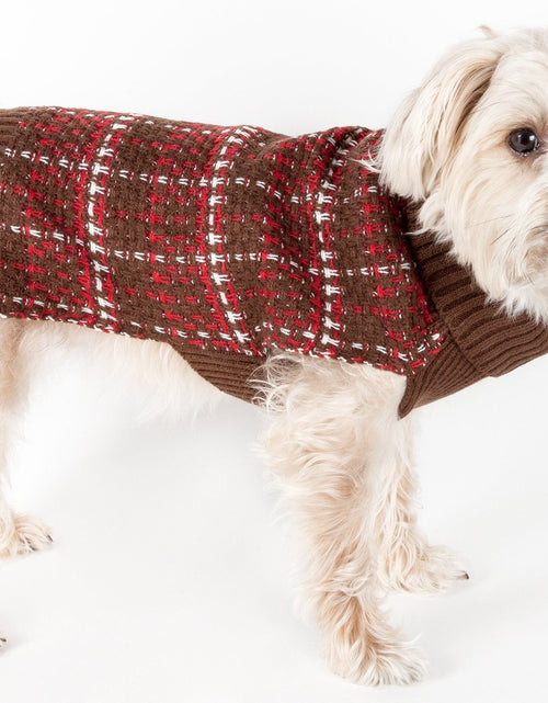Load image into Gallery viewer, Pet Life ® Vintage Symphony Static Fashion Knitted Designer Dog Sweater

