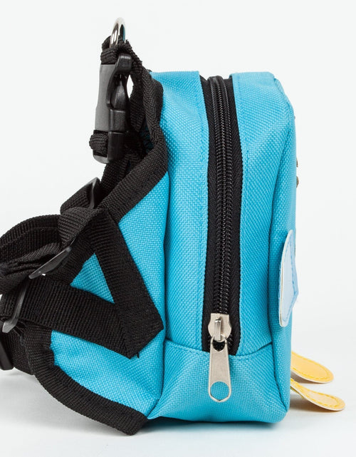 Load image into Gallery viewer, Pet Life ® 'Waggler Hobbler' Large-Pocketed Animated Fashion Dog Harness Backpack
