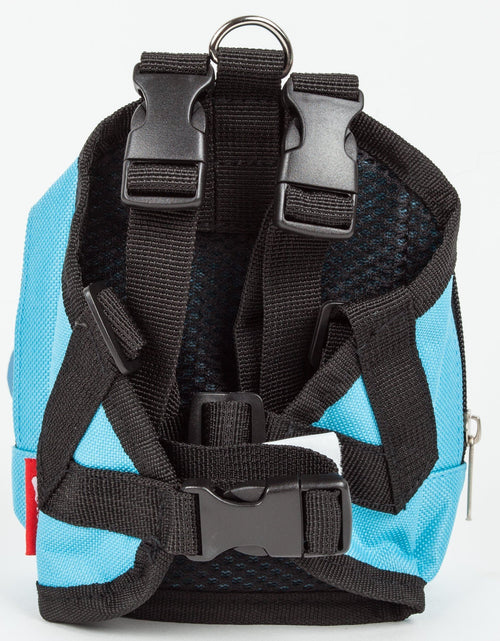 Load image into Gallery viewer, Pet Life ® 'Waggler Hobbler' Large-Pocketed Animated Fashion Dog Harness Backpack
