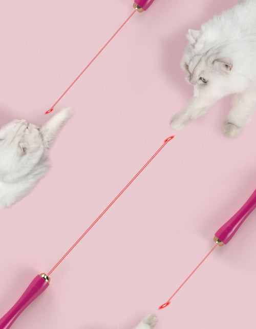 Load image into Gallery viewer, Pet Life ® 'Wander-cat' Customizeable and Extendable 10-in-1 Attachment Laser Cat Teaser
