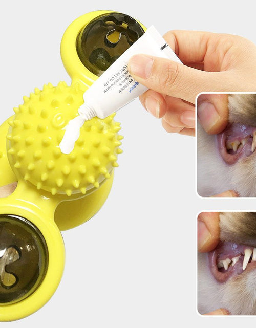 Load image into Gallery viewer, Pet Life ® 'Windmill' Rotating Suction Cup Spinning Cat Toy
