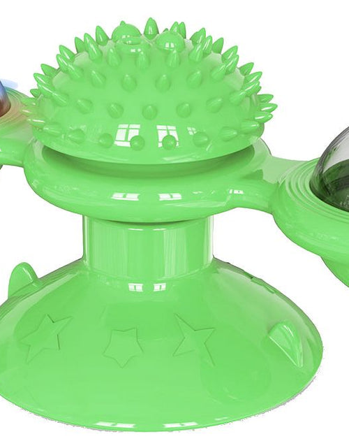 Load image into Gallery viewer, Pet Life ® 'Windmill' Rotating Suction Cup Spinning Cat Toy
