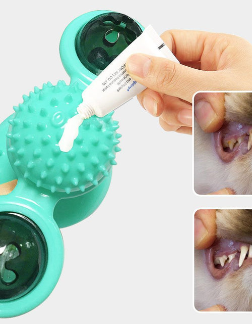 Load image into Gallery viewer, Pet Life ® 'Windmill' Rotating Suction Cup Spinning Cat Toy
