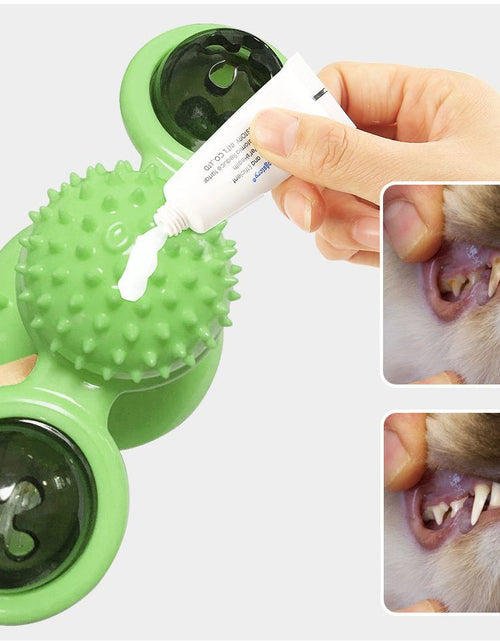 Load image into Gallery viewer, Pet Life ® 'Windmill' Rotating Suction Cup Spinning Cat Toy
