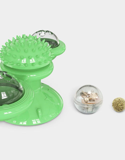 Load image into Gallery viewer, Pet Life ® 'Windmill' Rotating Suction Cup Spinning Cat Toy
