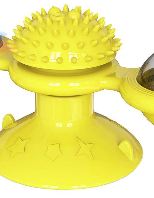 Load image into Gallery viewer, Pet Life ® 'Windmill' Rotating Suction Cup Spinning Cat Toy
